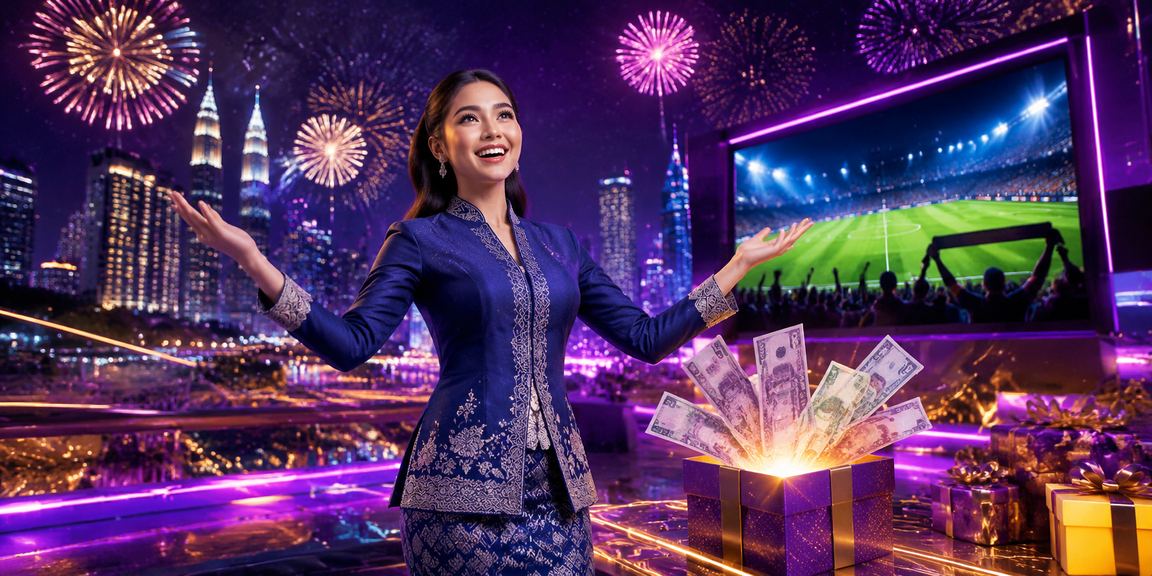 Peminat bola sepak di Petaling Jaya menyaksikan pertaruhan sukan semasa berpakaian baju kurung